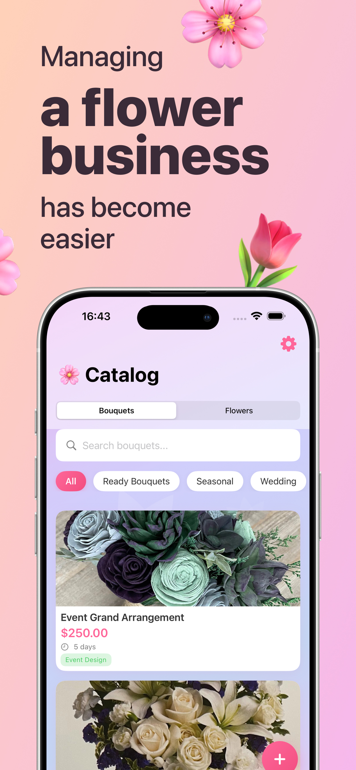 Flower Track App