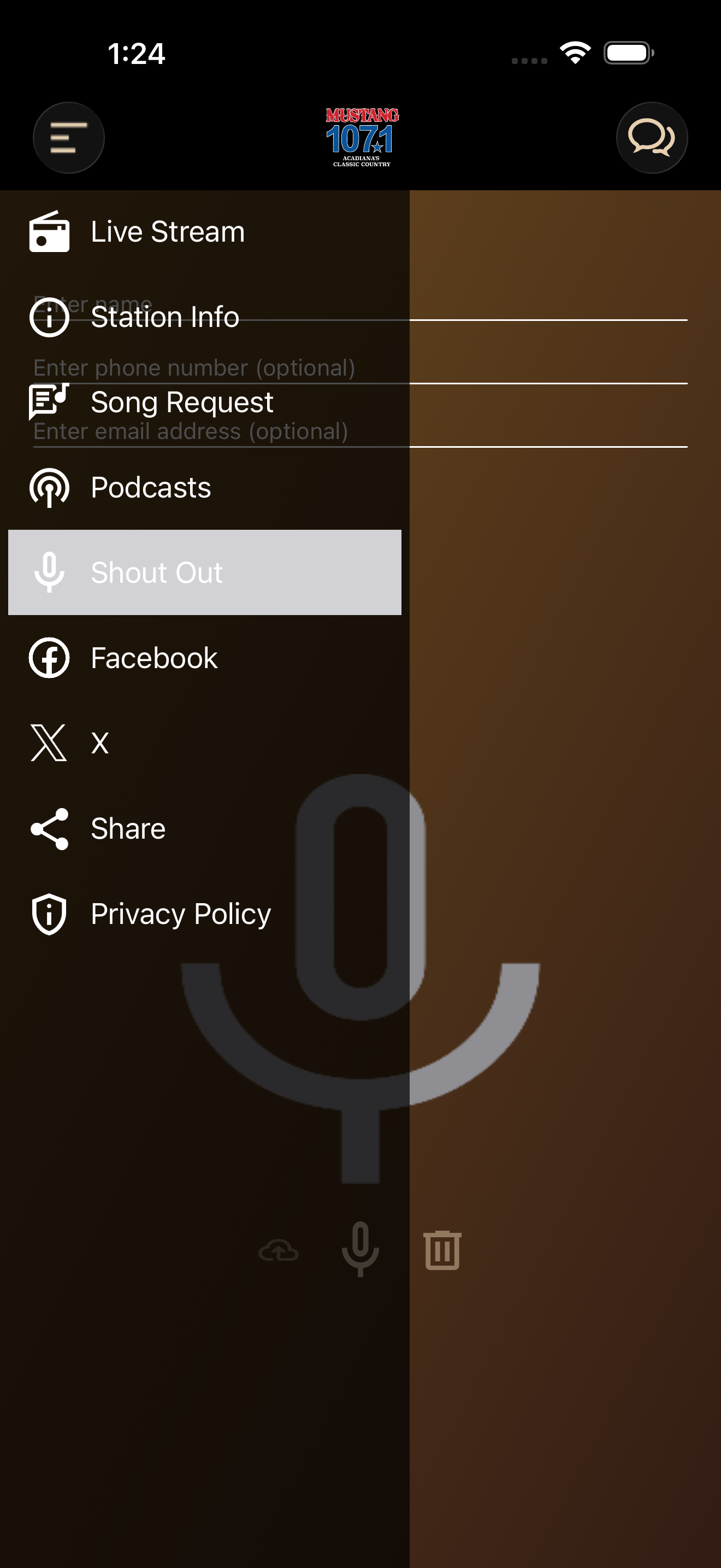 Mustang 107.1 screenshot 10