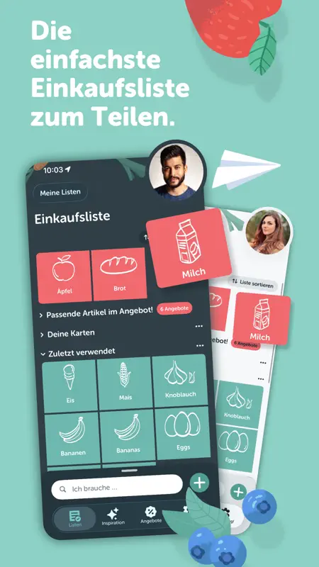 Bring! Einkaufsliste & Rezepte screenshot 1 of 9