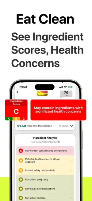 Labeled Food Scanner screenshot 2