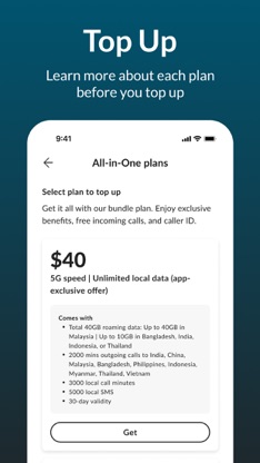 Singtel Prepaid hi!App screenshot 3