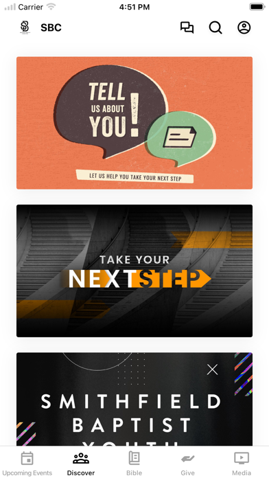 SmithField Baptist Church Screenshot