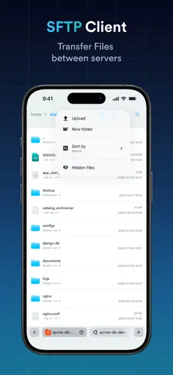 Скриншот Termius - Modern SSH Client на iPhone 5