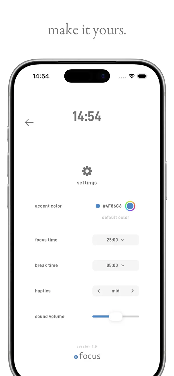 Screenshot #2 pour +focus
