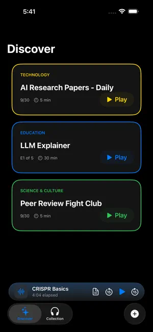 Kochi Podcast Player screenshot 1