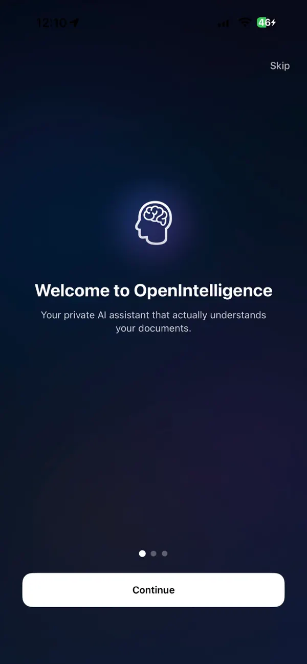 #1. OpenIntelligence (iOS) Ved: Gunnar Hostetler