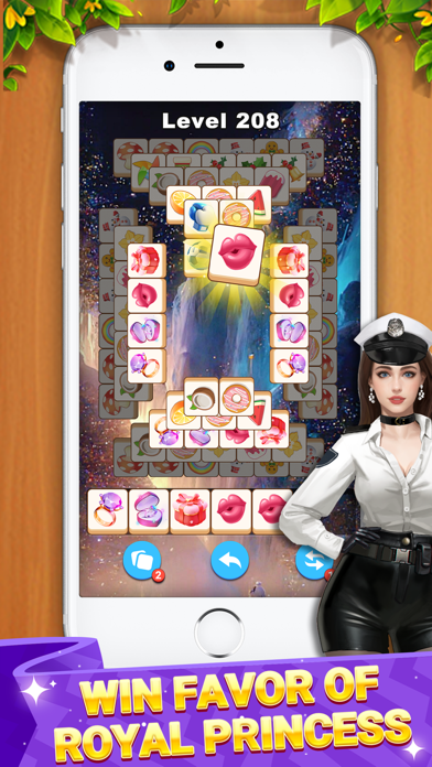 Triple Tile Match:Dating Girls Screenshot