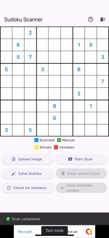 Sudoku Scan & Solver Screenshot 3 of 5