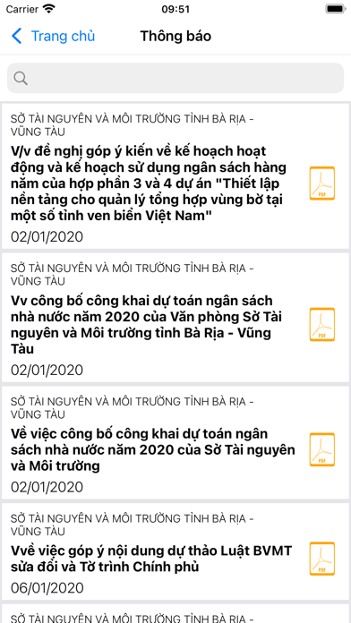 Truyền Thông Môi Trường BRVT Screenshot