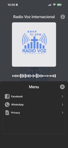 Radio Voz Internacional screenshot