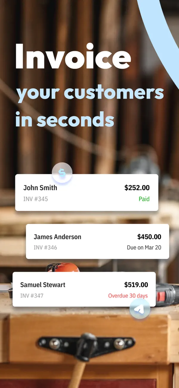 Screenshot #1 pour Tiny Invoice - Invoice Maker