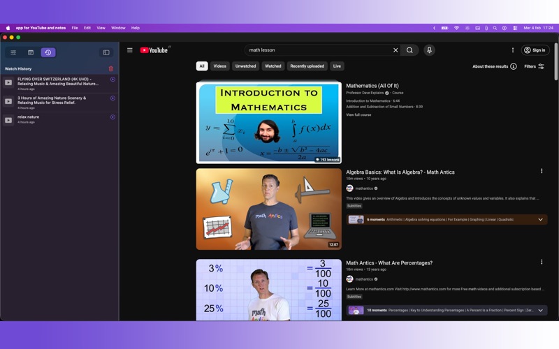 App for YouTube! » screenshot