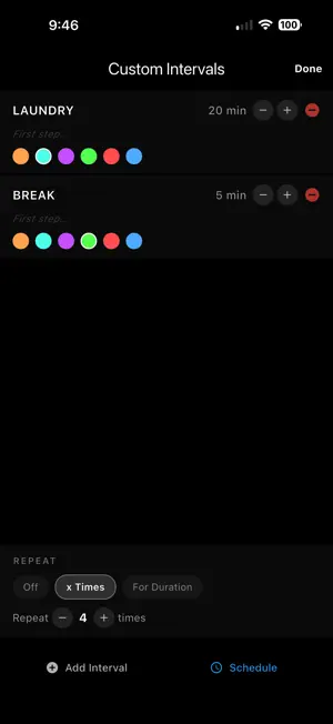 Linear Timer+ screenshot 2