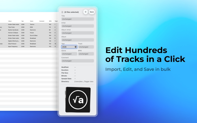 TrackTag screenshot