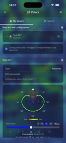 Macoui Weather & Routing screenshot