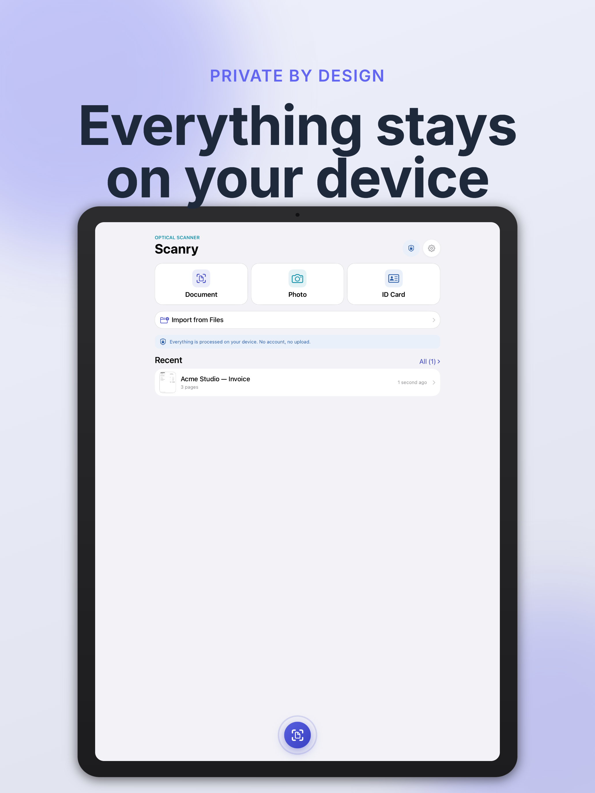 Scanry: PDF Scanner & OCR screenshot 8