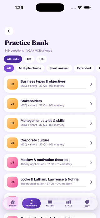VCE Study Business Management Screenshot 4 of 9