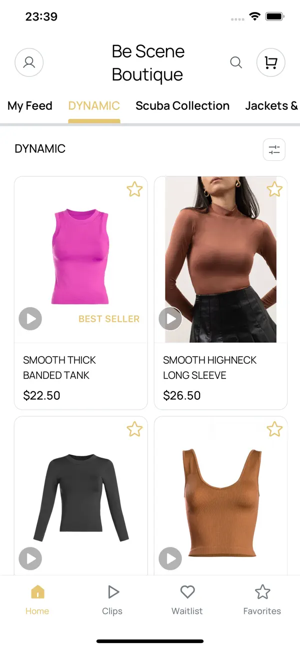 Screenshot #1 pour Be Scene Boutique