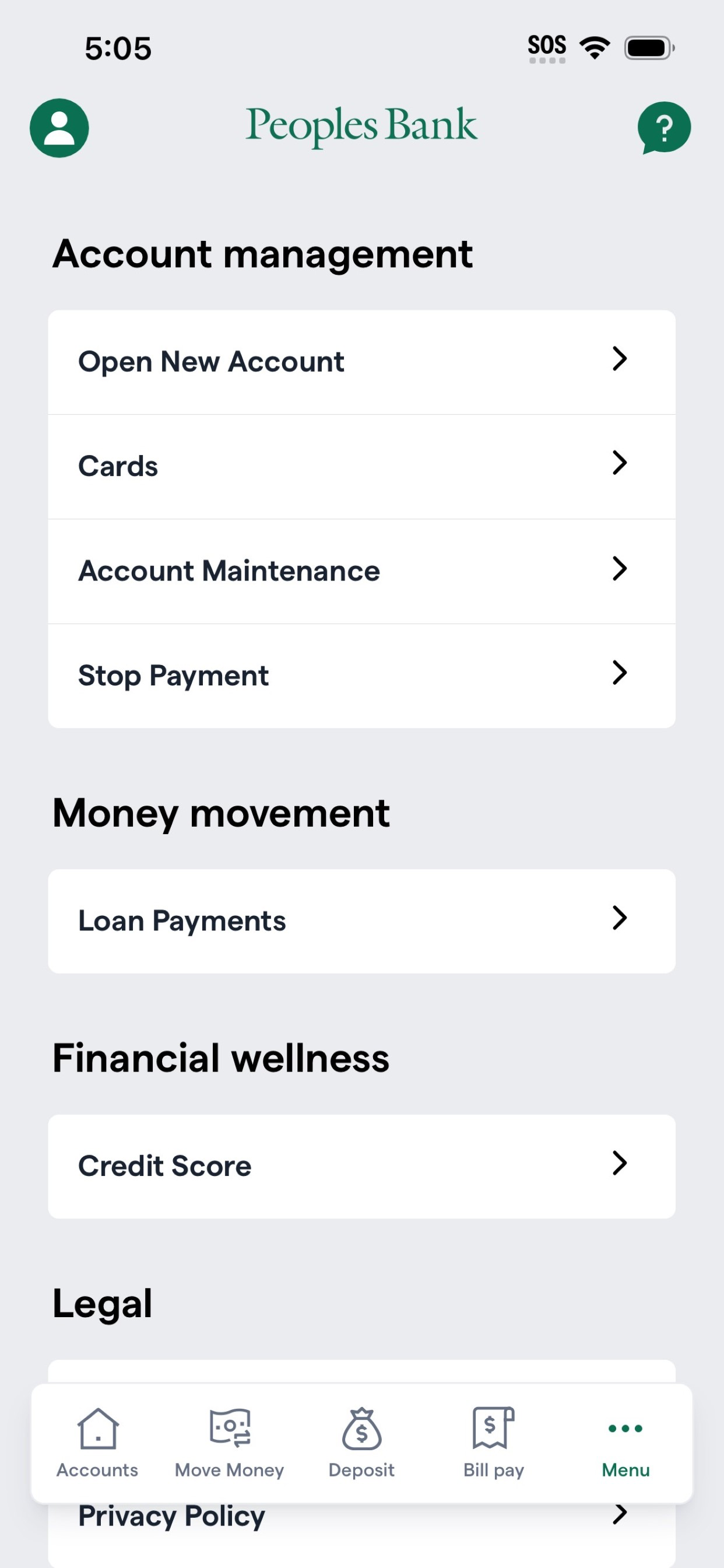 Peoples Bank (WA) screenshot 5