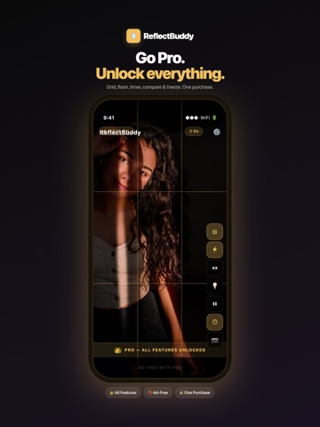 Hand Mirror: HD, Light & Zoom iPad screenshot