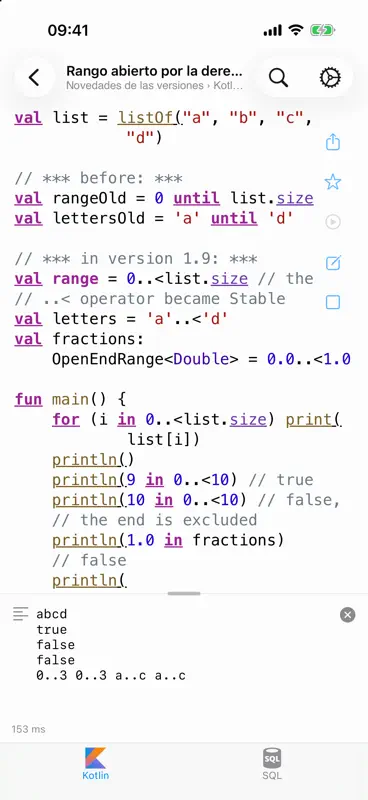 Kotlin Recipes: código y SQL screenshot 4 of 10