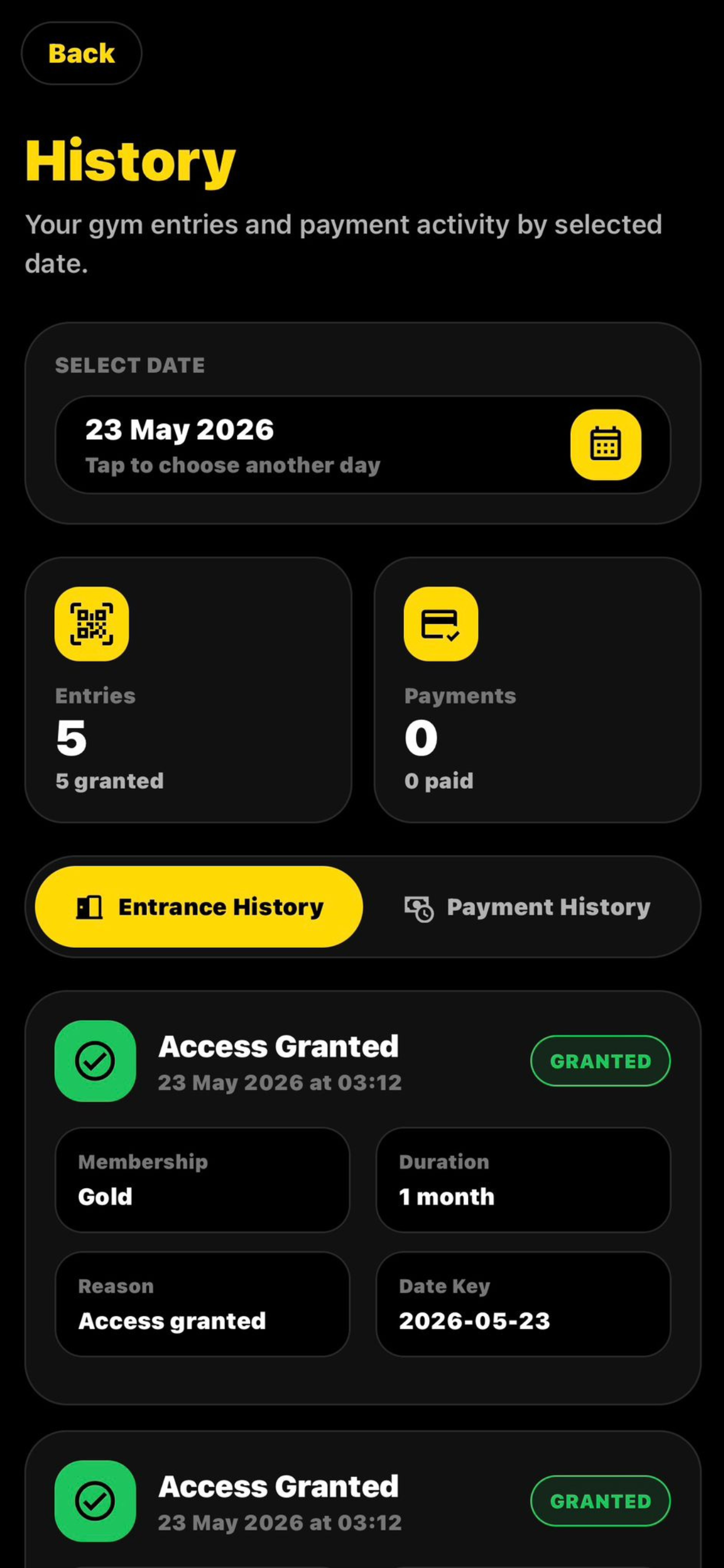 Saba Gym screenshot 3