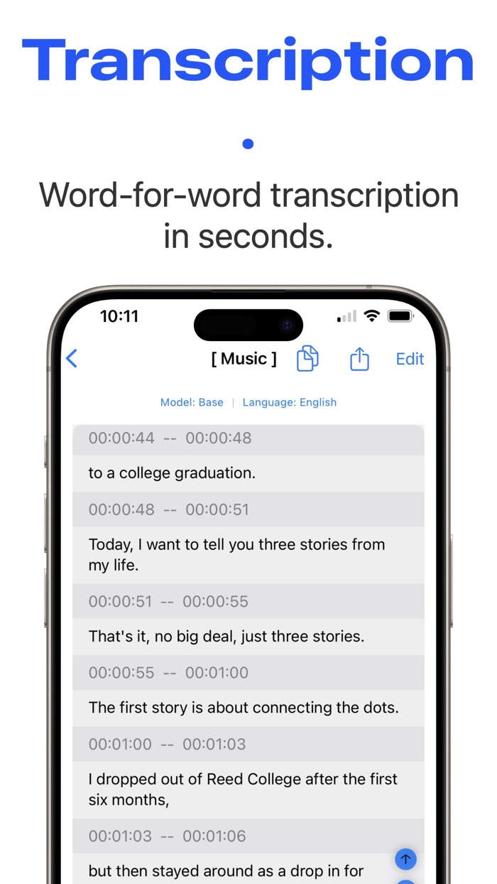 Speech to Text - Transcriber