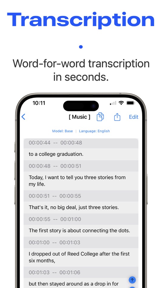 #1. Speech to Text - Transcriber (macOS) 由: NBApps