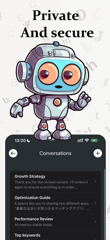 BrainyOff – AI SEO & ASO Chat screenshot