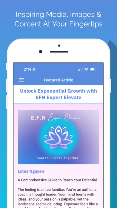 Entrepreneur Freedom Network Screenshot