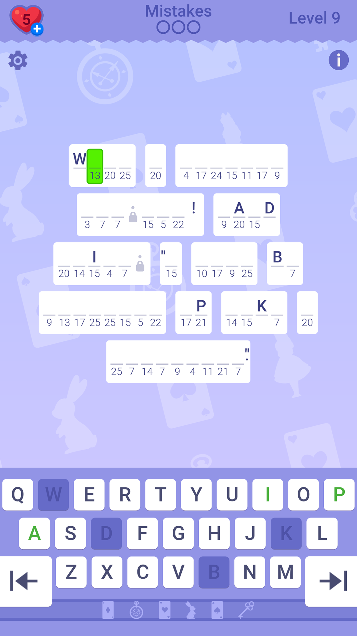 Cryptogram: Word Brain Puzzle screenshot 4