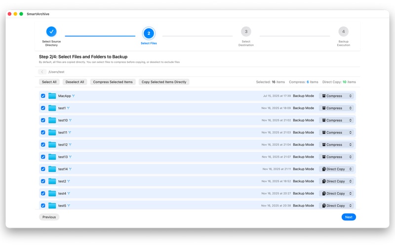 App screenshot