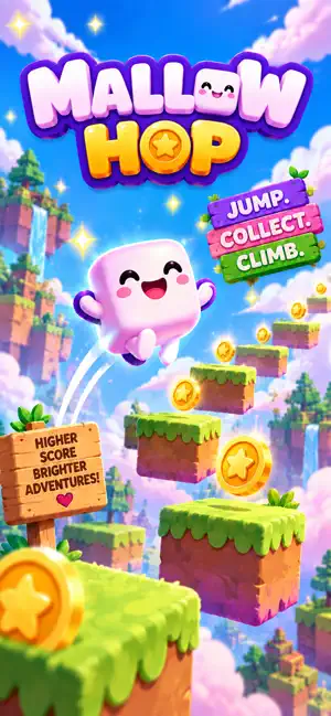 Mallow Hop: Endless Jump screenshot 1