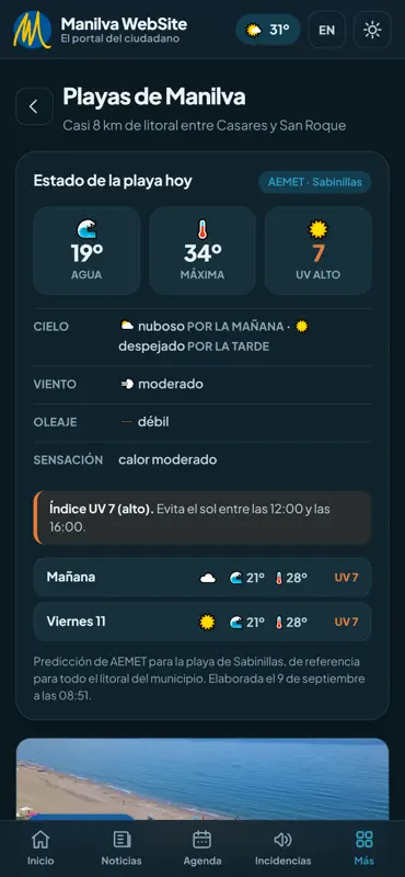 Manilva WebSite screenshot 7 of 8