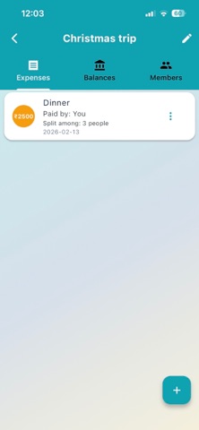 SplitLedger screenshot