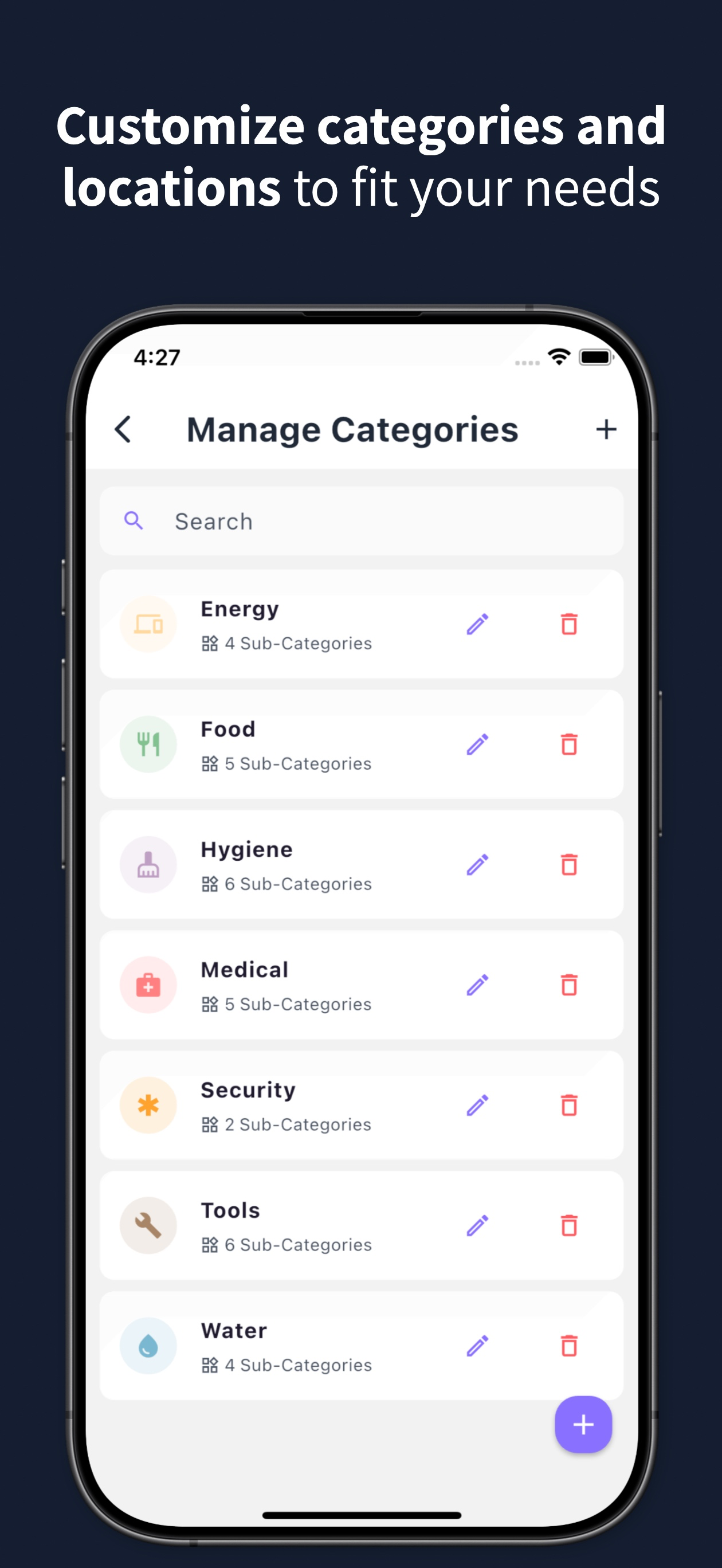 Burrow - Supply Tracker