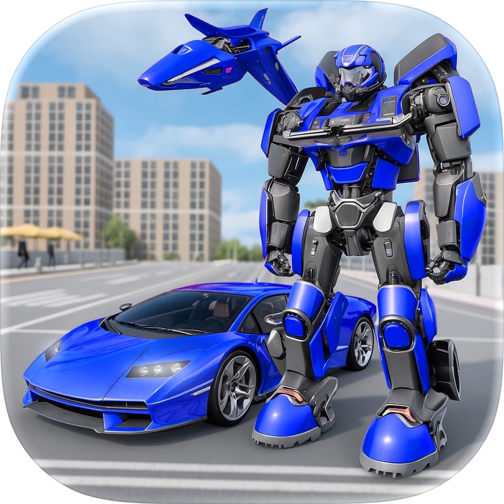 Apple App Store cover for Wild Dino Robot Transform Game