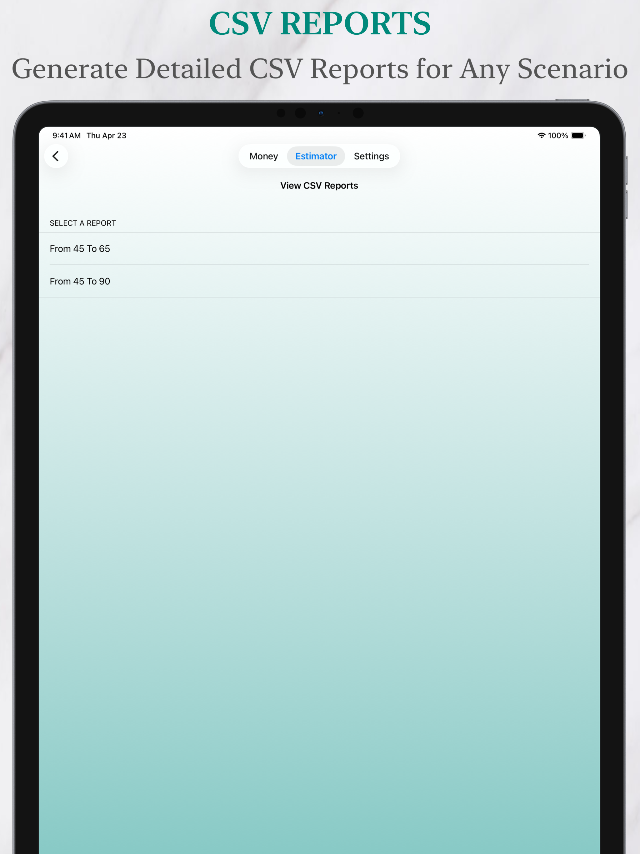 Retirement Estimator screenshot 19