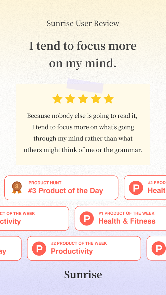 #2. Sunrise: AI Buddy & Wellbeing (iOS) Ved: Fimpact Inc.