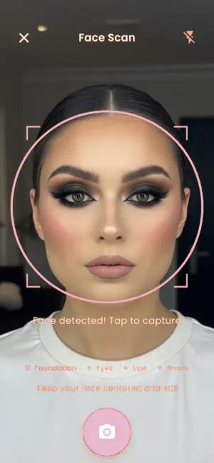 MiraScore - Makeup Scanner screenshot 1