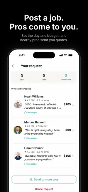 Gig: Hire Local Help & Pros screenshot 2