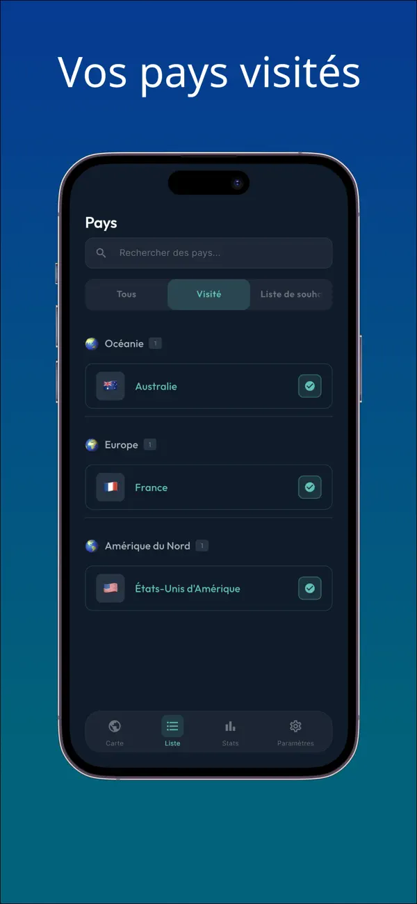 Screenshot #2 pour WorldFill - Carte de voyage
