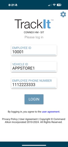 TrackIt by Command Alkon Screenshot 9 of 9