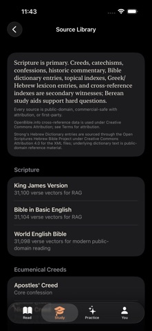 Berean: Bible Study Sources screenshot