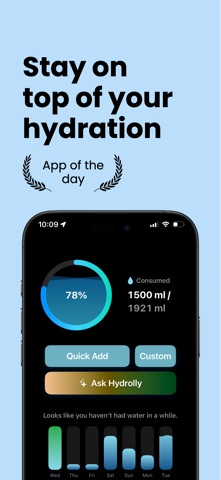 Water tracker Hydrolly Screenshot 1 of 6