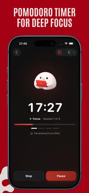Focus Blob: Stay Focused screenshot 1