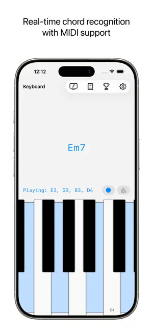 Piano: Identify Chords screenshot 1