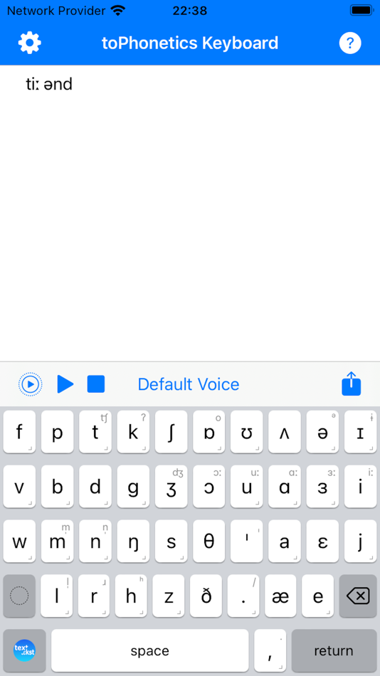 #2. toPhonetics IPA Keyboard (iOS) 由: Mu-sonic