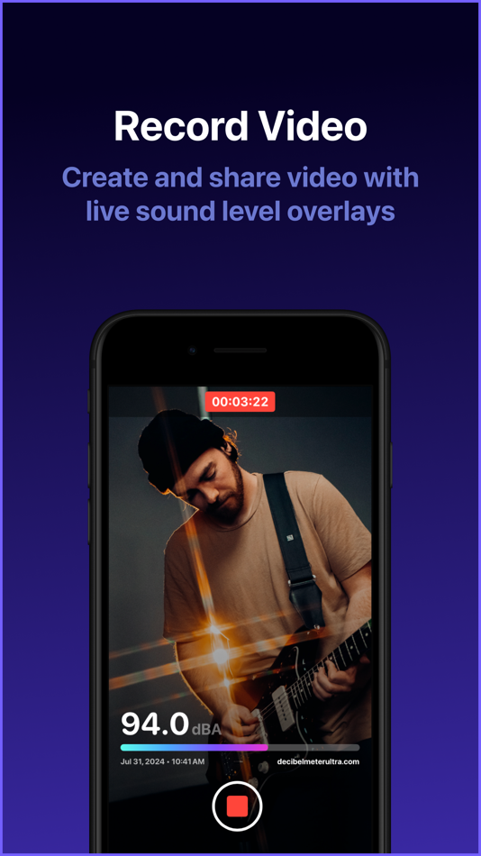 #5. Decibel dB Sound Meter Ultra (iOS) 来自: Ultrafine