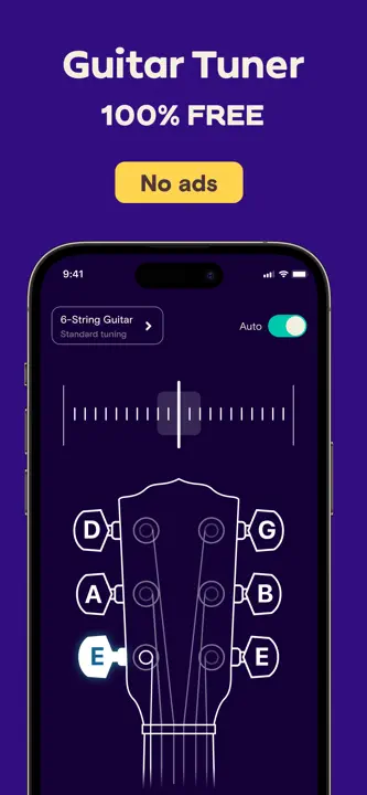 Guitar Tuner - Simply Tuneのスクリーンショット（1/8）